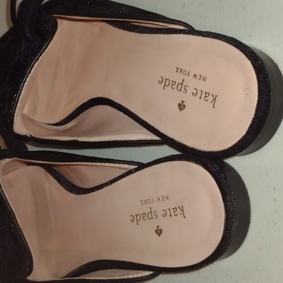 Carnegie Metallic Kate Spade Mules!kate spade size 9.5 - Picture 3 of 13